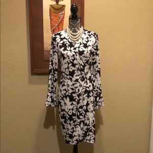 🌹London Times Faux Wrap Dress🌹